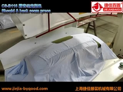 درزهای پشت و شانه پیراهن ماشین پرس لباس 1.5 کیلو وات 220 ولت