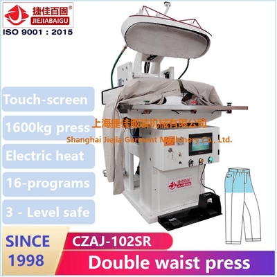 دستگاه پرس شلوار پنبه ای 1ph Touch Screen Plc