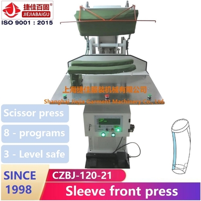 quality دستگاه پرس لباس اتوماتیک ژاکت 0.4-0.6MPa درز جلو آستین دوبل factory